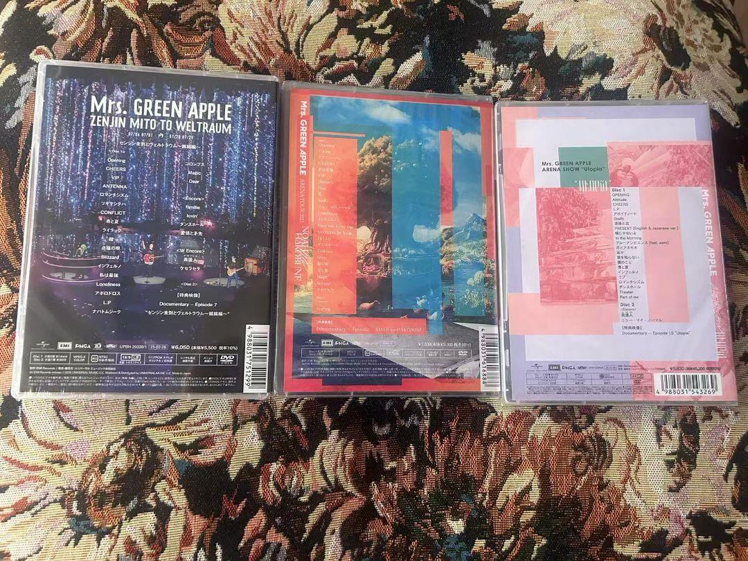 Mrs.GREEN APPLE 通常盤 DVD 3作品 - メルカリ