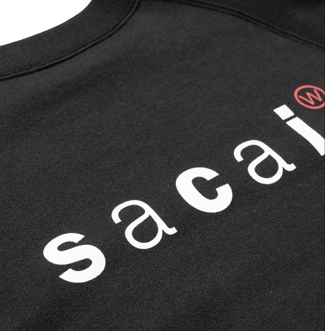 定価以下‼️sacai✖️WTAPS Print T-Shirt 黒XXL