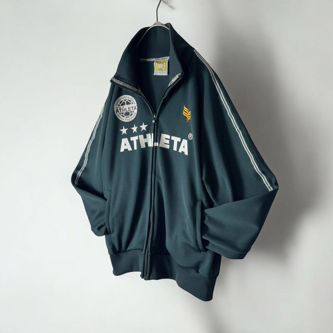 ATHLETA　アスレタ　トラックジャケット　ジャージ　グリーン　Lサイズ