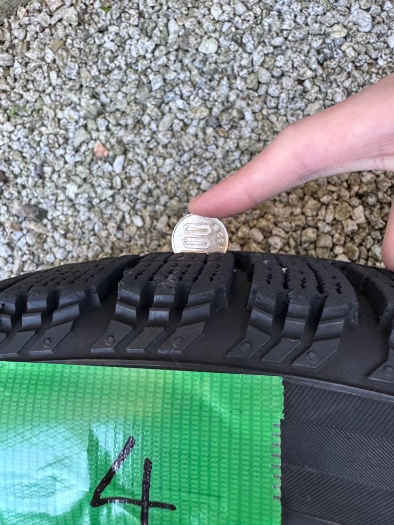 スタッドレスタイヤ付き