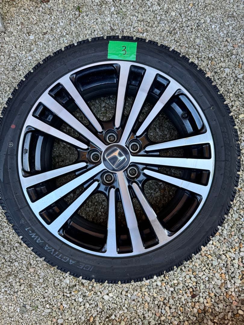 スタッドレスタイヤ付き オデッセイ純正18インチホイール4本セットHonda