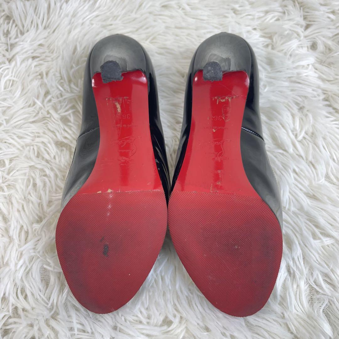 美品✨️クリスチャンルブタン ハイヒール パンプス サンダル 36 23cm 黒