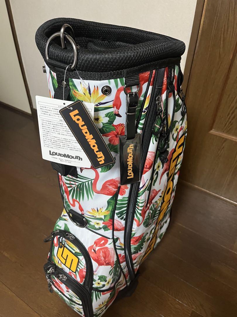ラウドマウス ゴルフ キャディバッグ フラミンゴ 新品未使用品