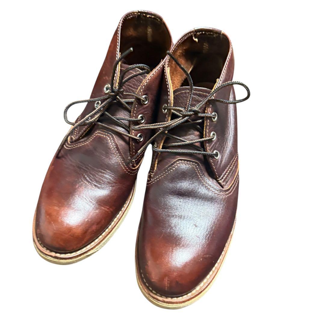 廃盤USA製 3141 レッドウィング チャッカブーツ 26.5cmオイルドレザ 廃盤USA製 3141 レッドウィング チャッカブーツ 26.5cmオイルドレザ