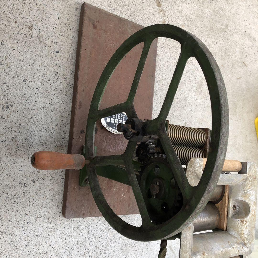 小野式1型製麺機　動作品(B4)