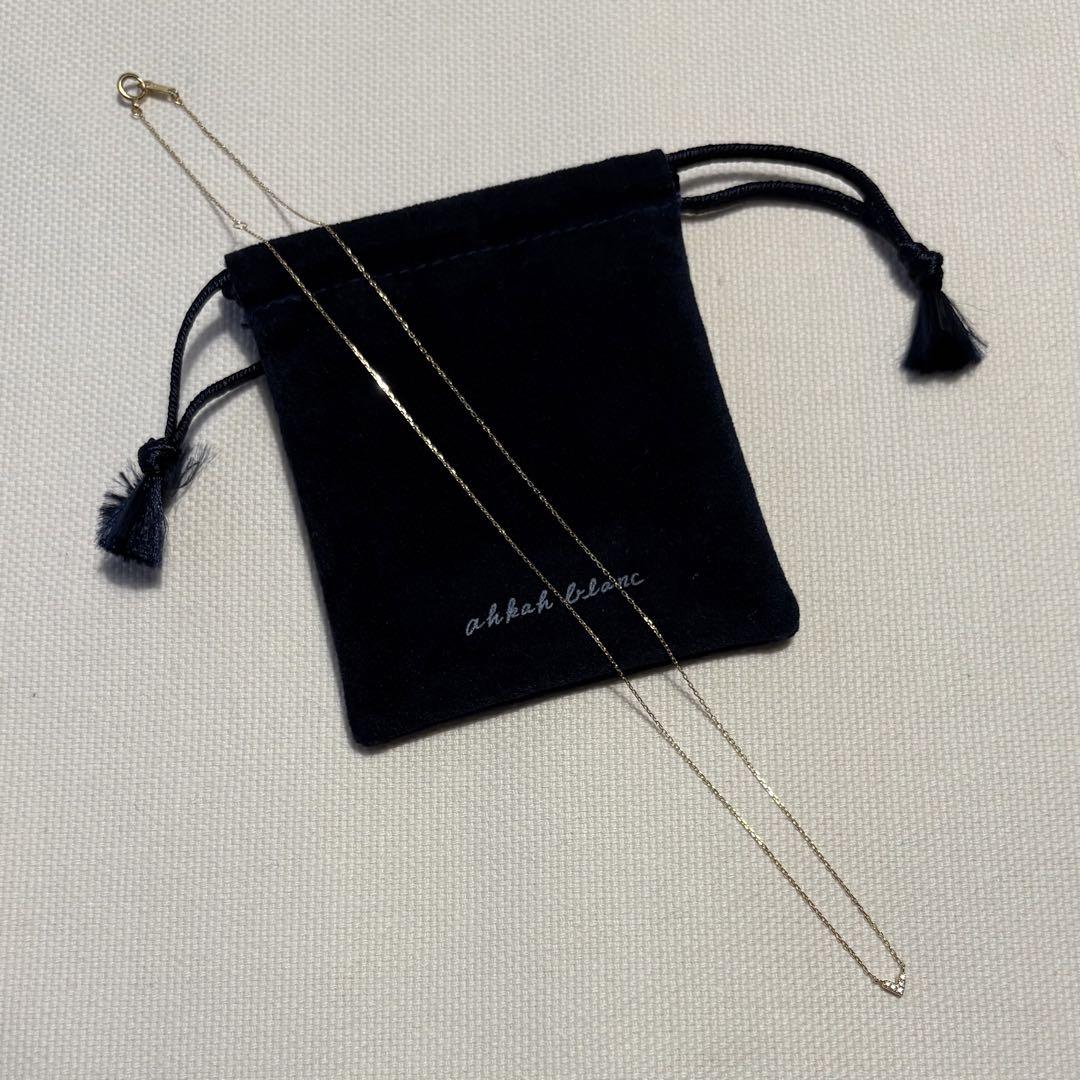 【最終価格】AHKAH K18 ローラハート ネックレス