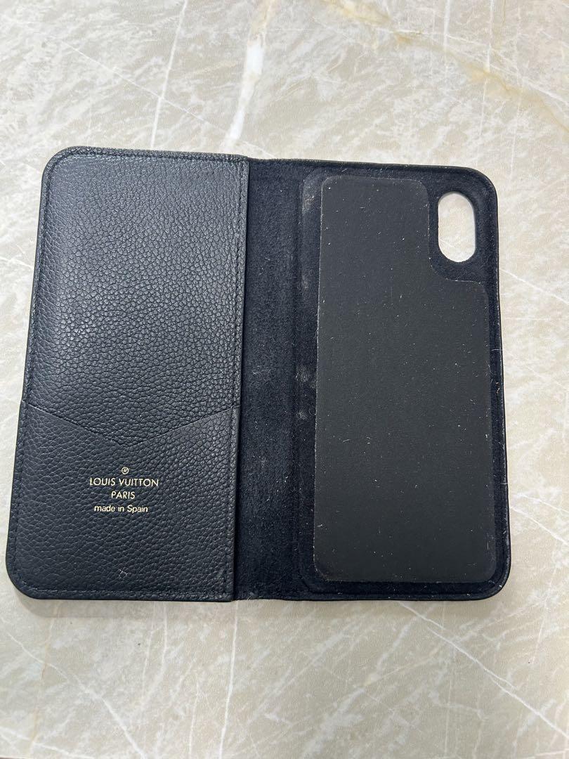 最終値下げ‼️Louis Vuitton iPhoneX/XR用 手帳型ケース 黒