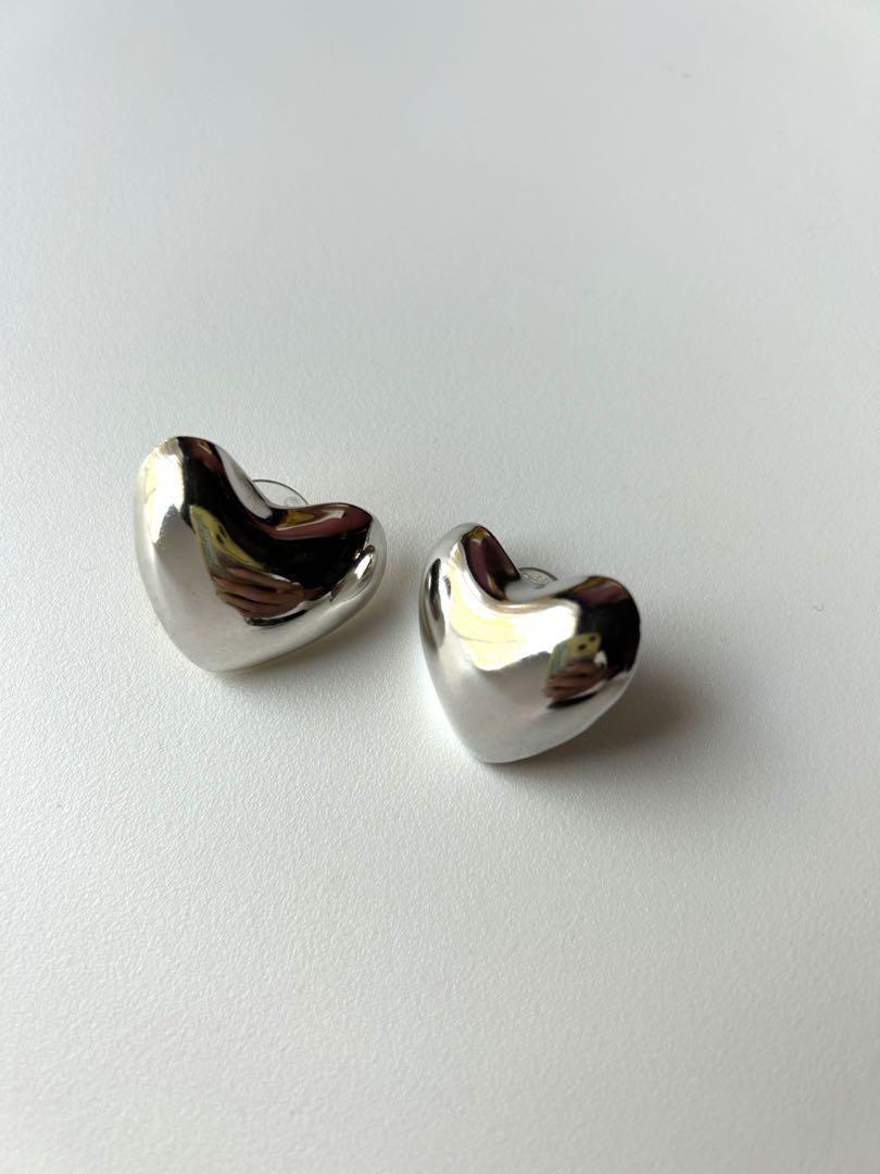 ヴィンテージシルバーハートピアス silver925