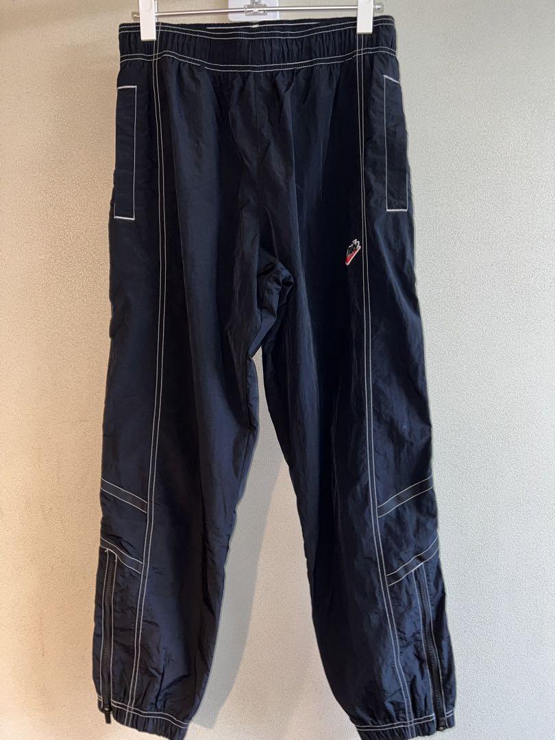 Brook ナイロンパンツ ブラック Lサイズ MENS リサイクルナイロン4WAYストレッチ ロングパンツ ブラック