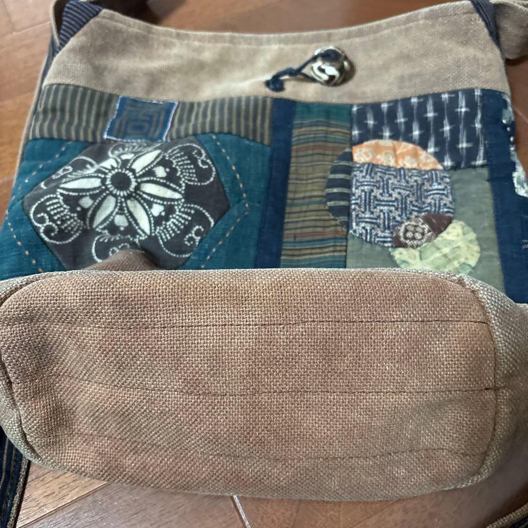 ギャラリー購入品 古布 酒袋 絣 絵絣 パッチ リメイク バック ギャラリー購入品 古布 酒袋 絣 絵絣 パッチ リメイク バック