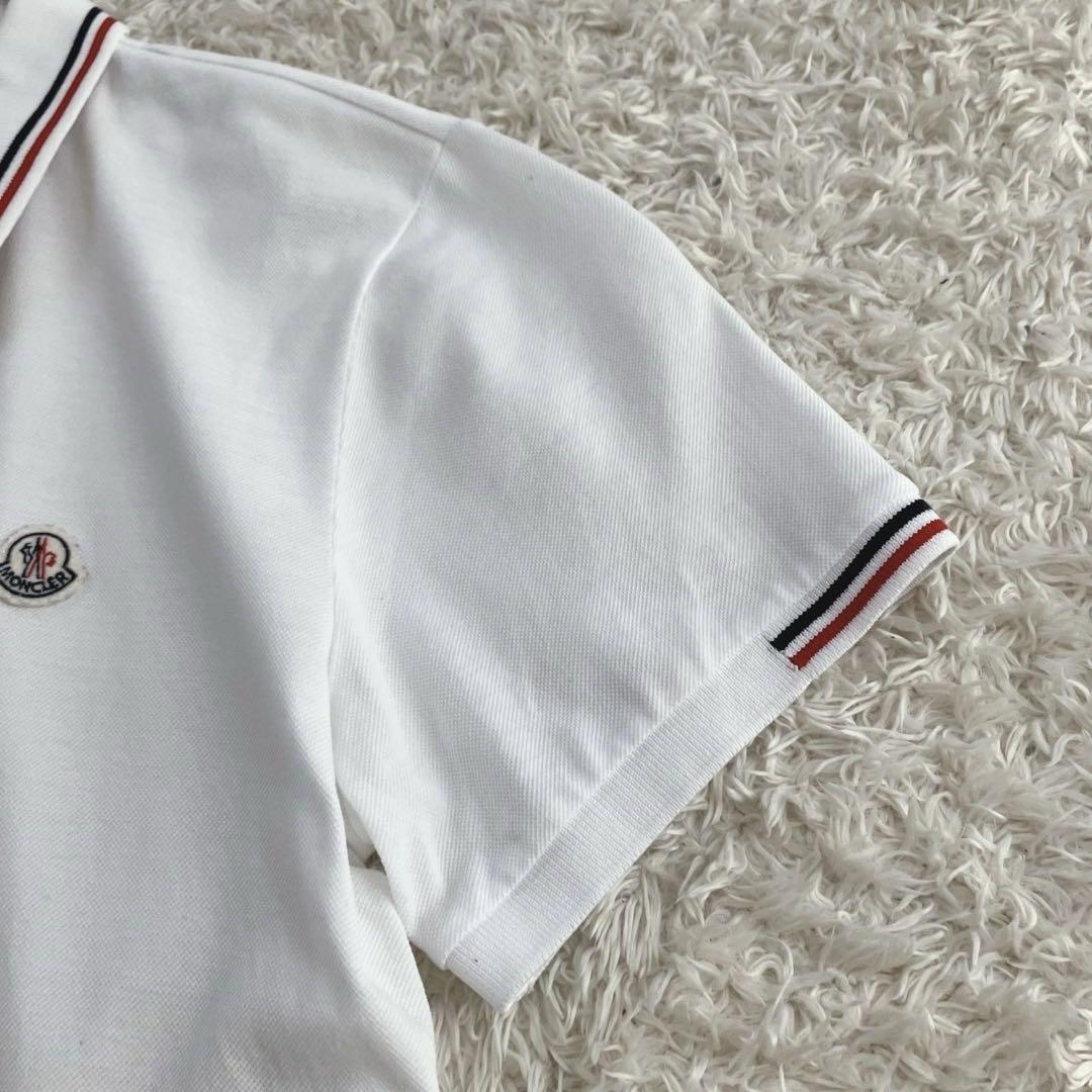 定番！MONCLER モンクレール ポロシャツ トリコロール ワッペン
