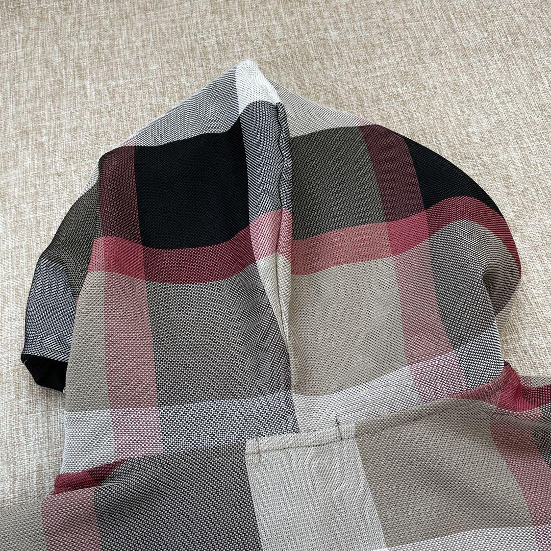 ブラックレーベルクレストブリッジ CBチェック メッシュ ジップ