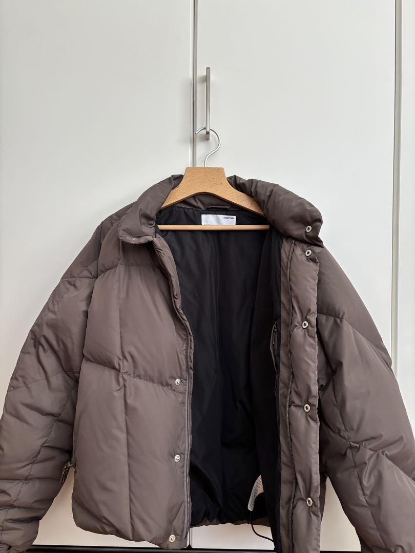 ジャケット・アウター Diaspora /Warped Grid Down Jacket /brown