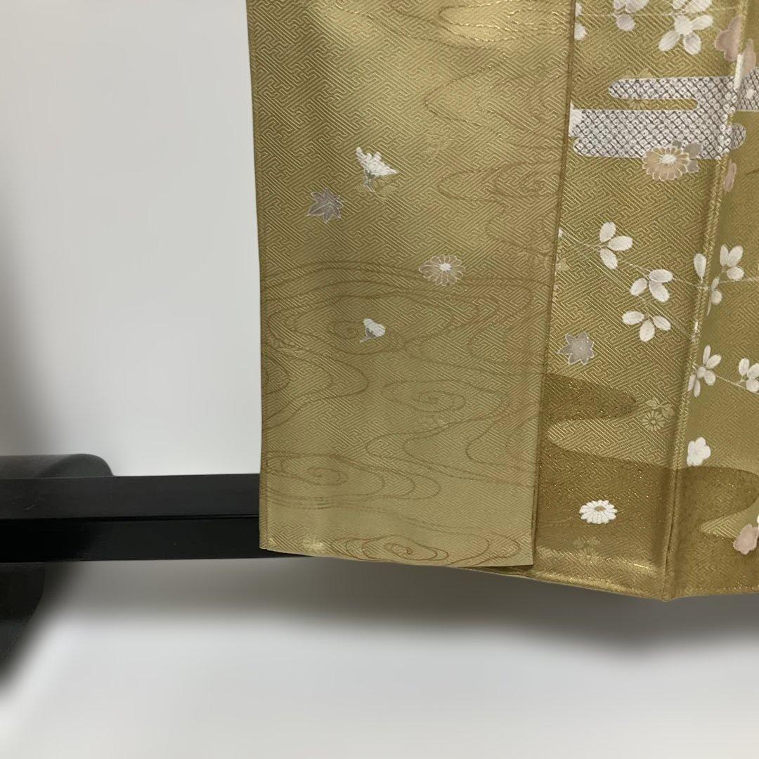 (9月展) No.2551 正絹金彩金糸花籠ヱ霞柄訪問着　美品