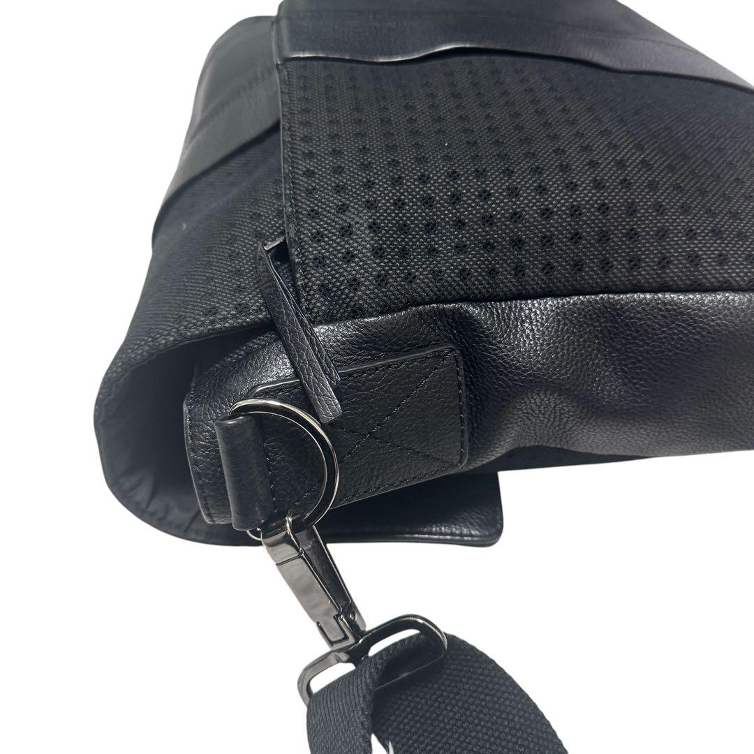 Y-3 ワイスリー メッセンジャーバッグ ショルダーバッグレザー