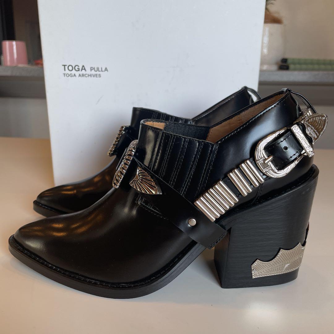 toga pulla メタルバックルブーティ 35 22.5㎝〜23㎝ 希少