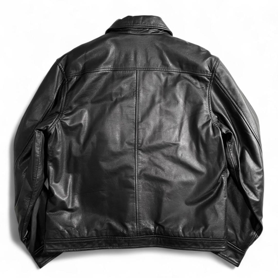 美品 J.crew コーチジャケット レザージャケット スナップボタン レザー