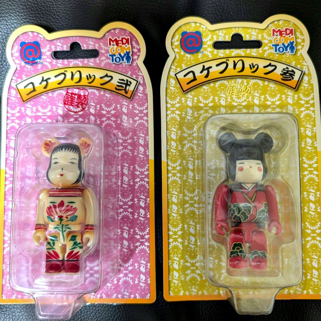 BE@RBRICK コケブリック 弐 参 2種セット ベアブリック 100%