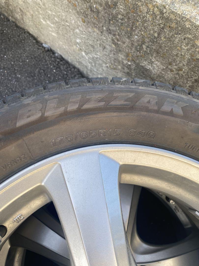 175/65R15 スタッドレスタイヤ ホイール付き 画像5