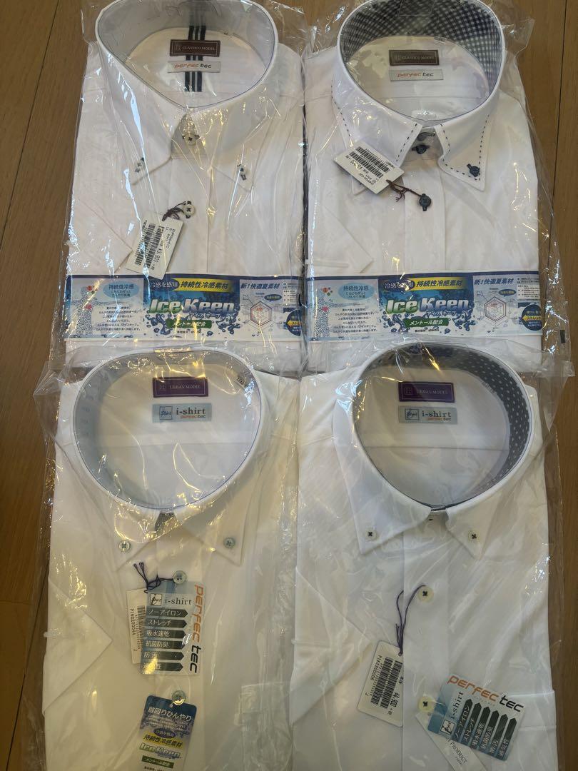 psfa 半袖ワイシャツ L L 新品 4枚セット メンズ P.S.F.A