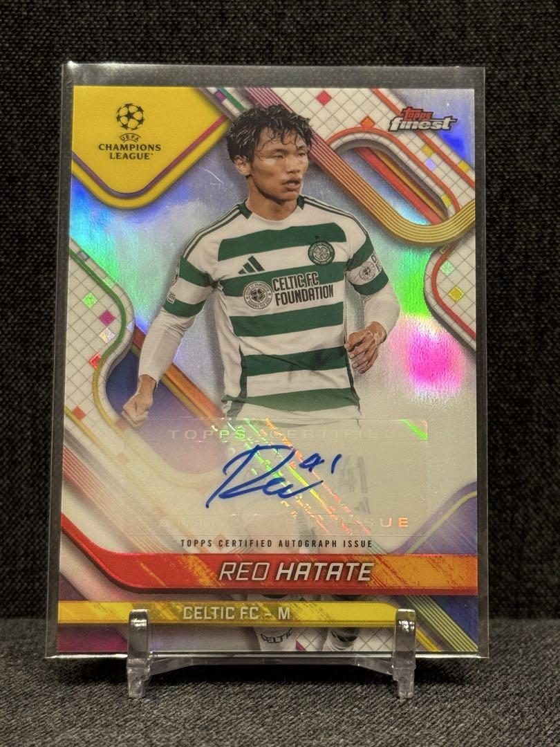 topps finest soccer 旗手怜央 直筆サインカード 旗手怜央 2024/25 topps finest ucc直筆サイン - メルカリ