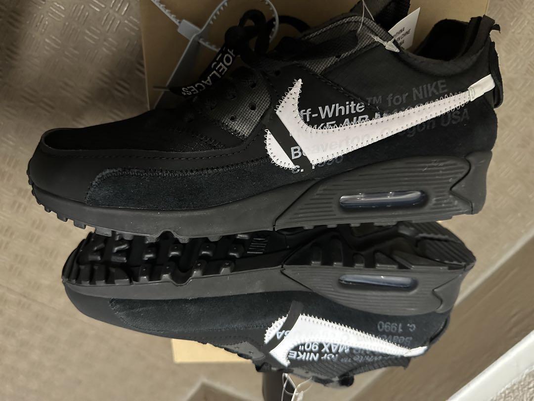 靴 NIKE OFF WHITE THE 10 AIR MAX 90 US9.5
