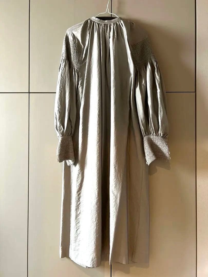 fumika uchida シルクシャンタンワンピースM FUMIKA_UCHIDA