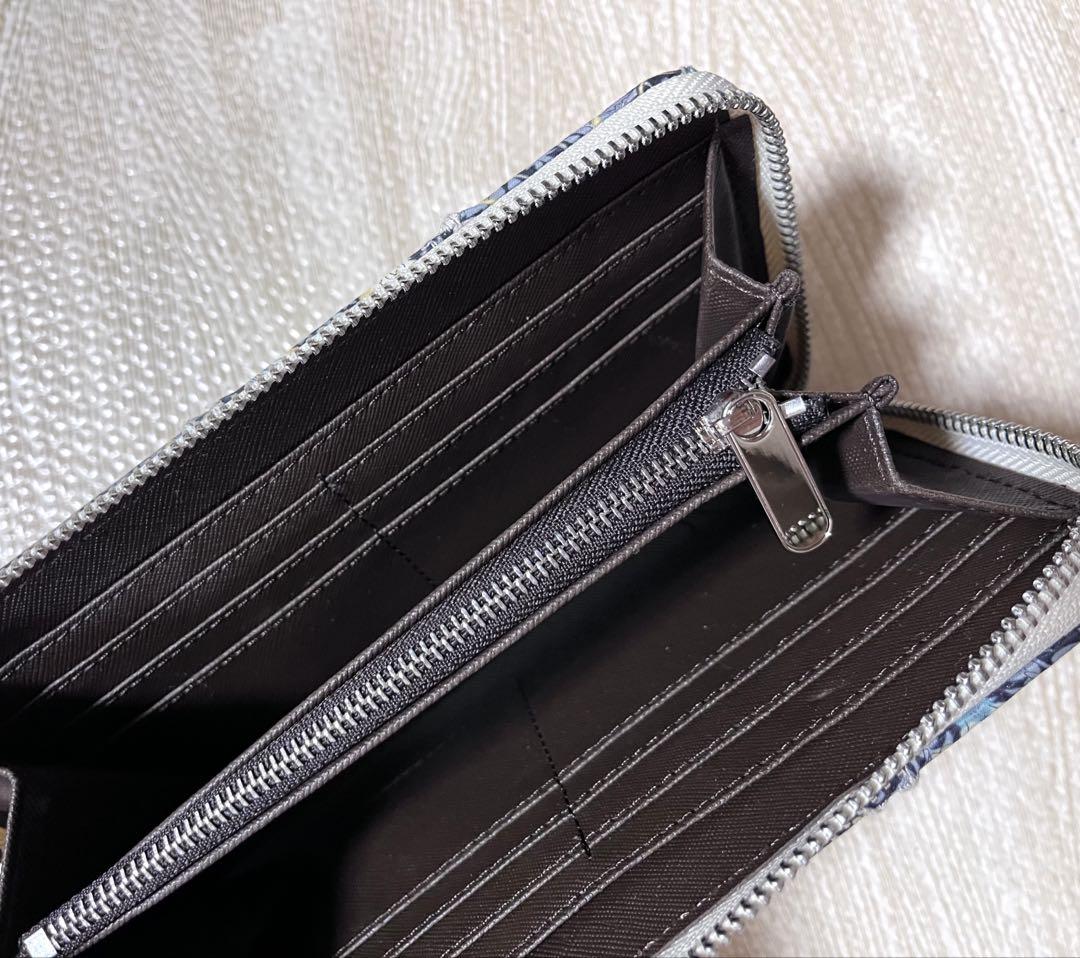 未使用　ミナペルホネン ストロベリーシーフ＋タンバリン　長財布　ハンドメイド