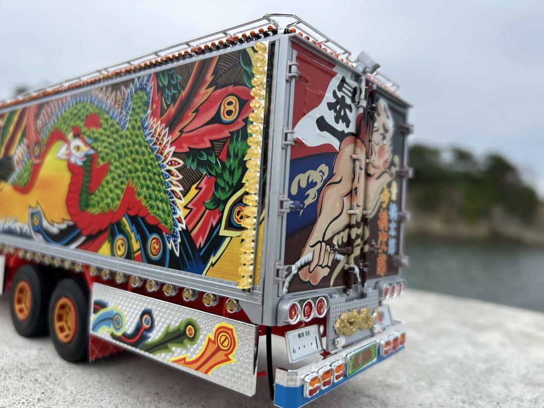 トラック野郎一番星故郷特急便デコトラプラモデルアオシマ