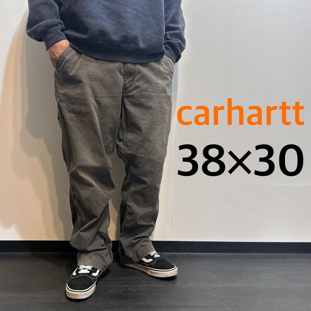 カーハートペインターパンツワークパンツグレー38×30　24時間発送7233