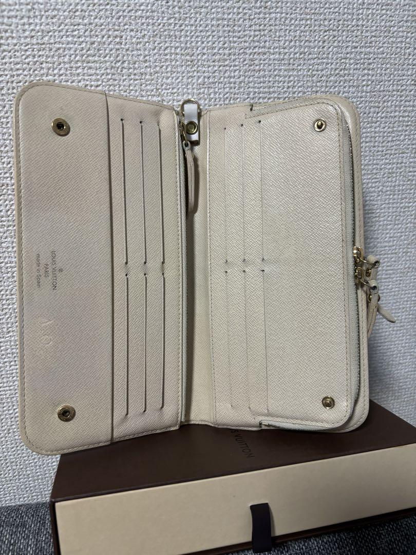 ルイ・ヴィトン ダミエアズールポルトフォイユアンソリッド長財布