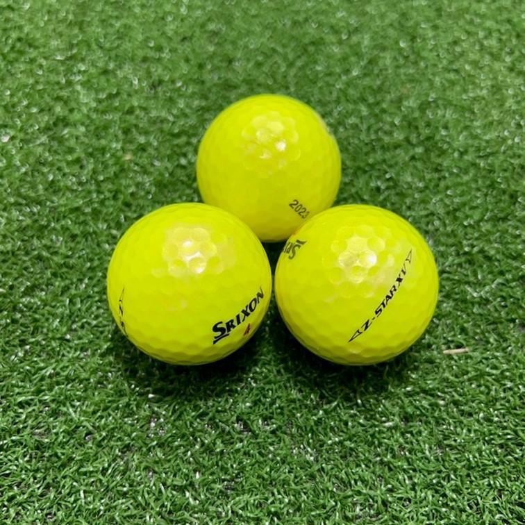 【S152】SRIXON Z-STARXV 黄 23年 ロストボール 24球 SRIXON ロストボール ランク2 スリクソン Z-STAR XV 23年モデル