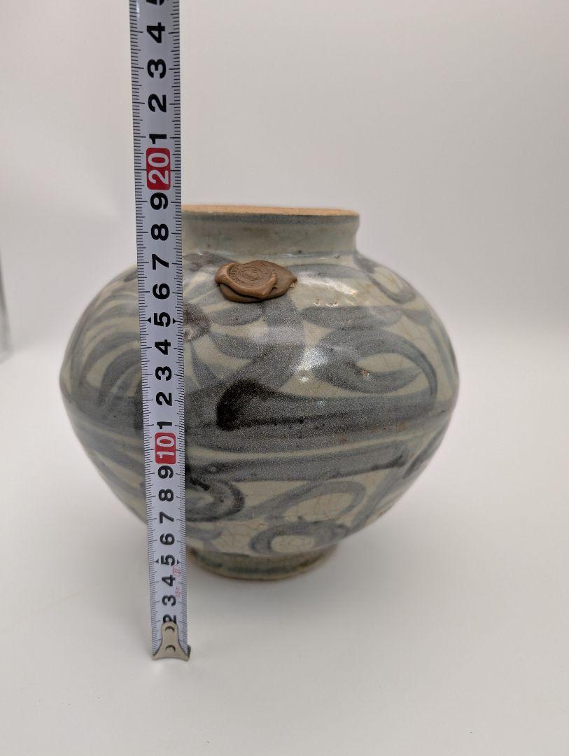 中国　李朝　美術　骨董品　壺　古道具　アンティーク　時代