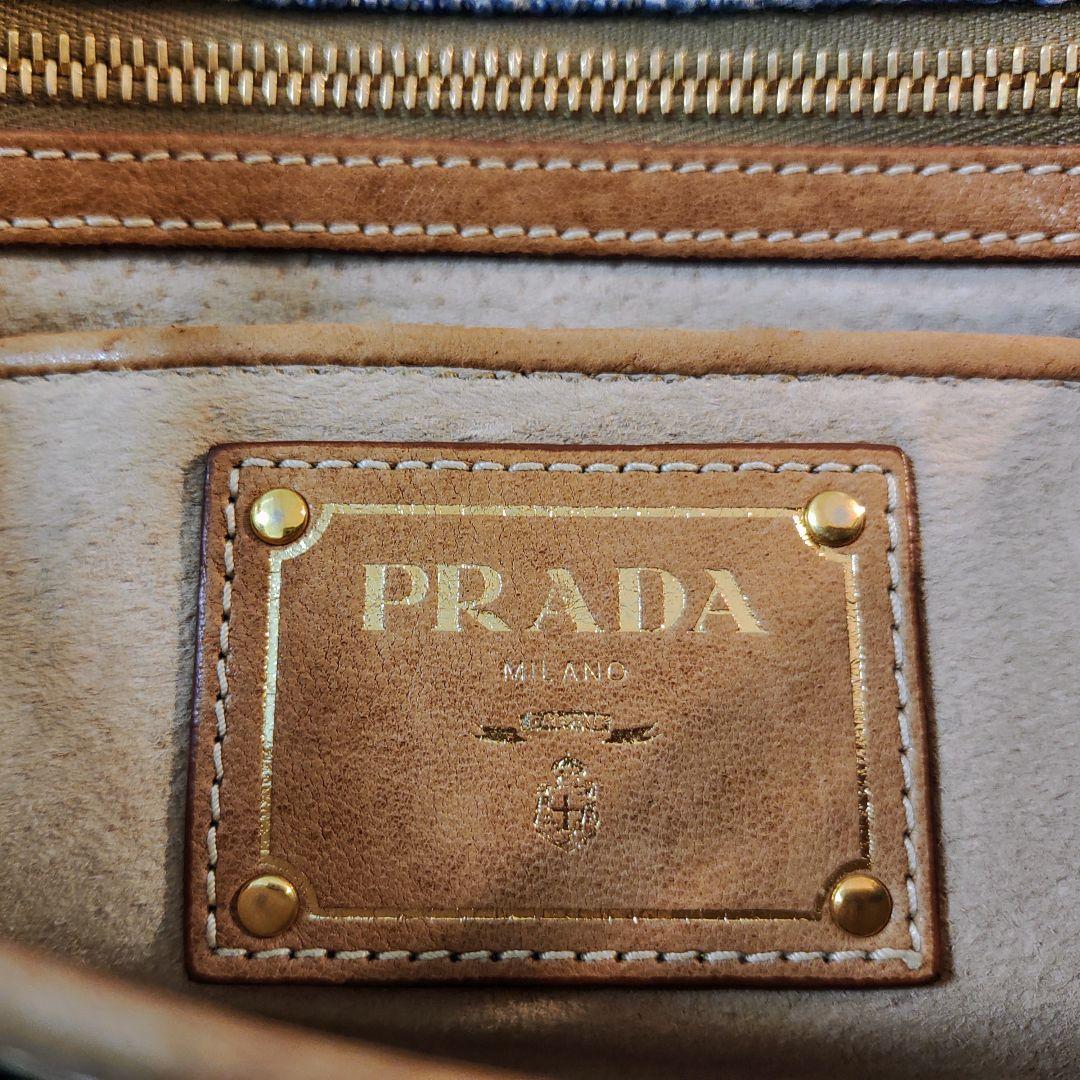 PRADA デニム チェーン ショルダー 画像6