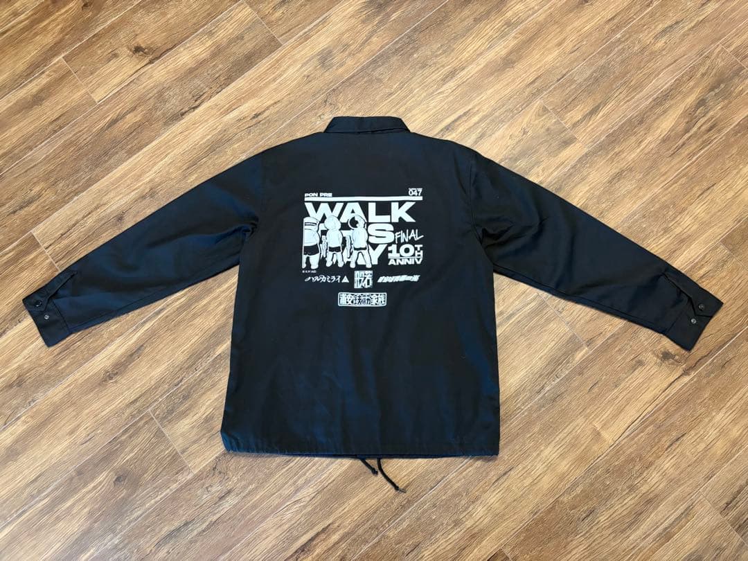 WALK THIS WAY×浦安鉄筋家族 コーチジャケット BLACK XL WALK THIS WAY×浦安鉄筋家族 コーチジャケット BLACK XL