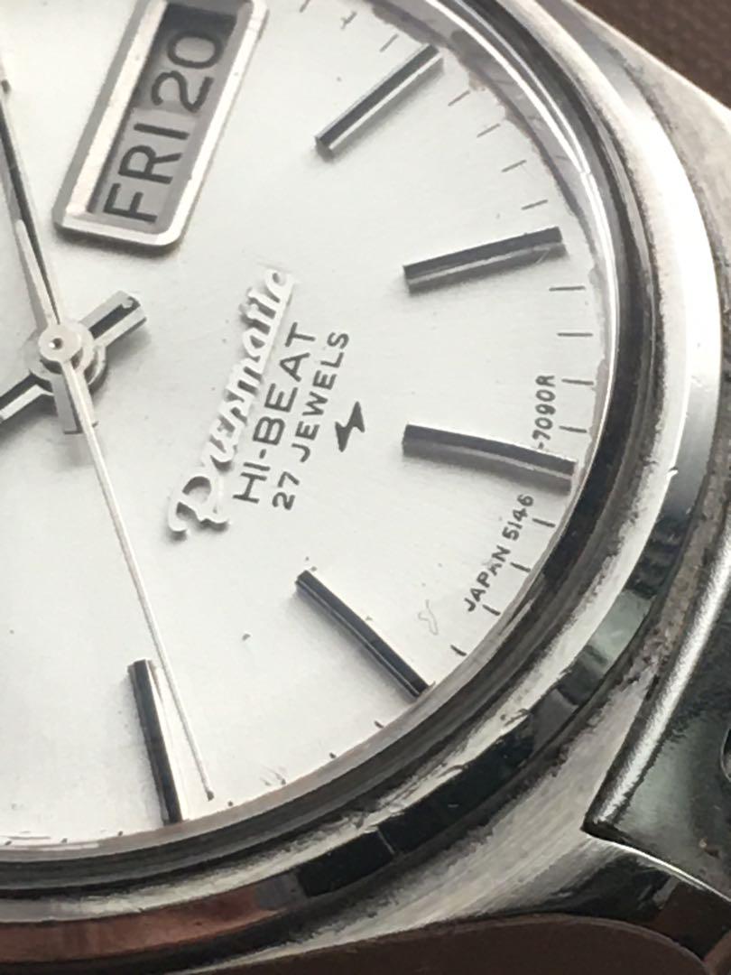 希少 SEIKO プレスマチック 自動巻 美品稼働品