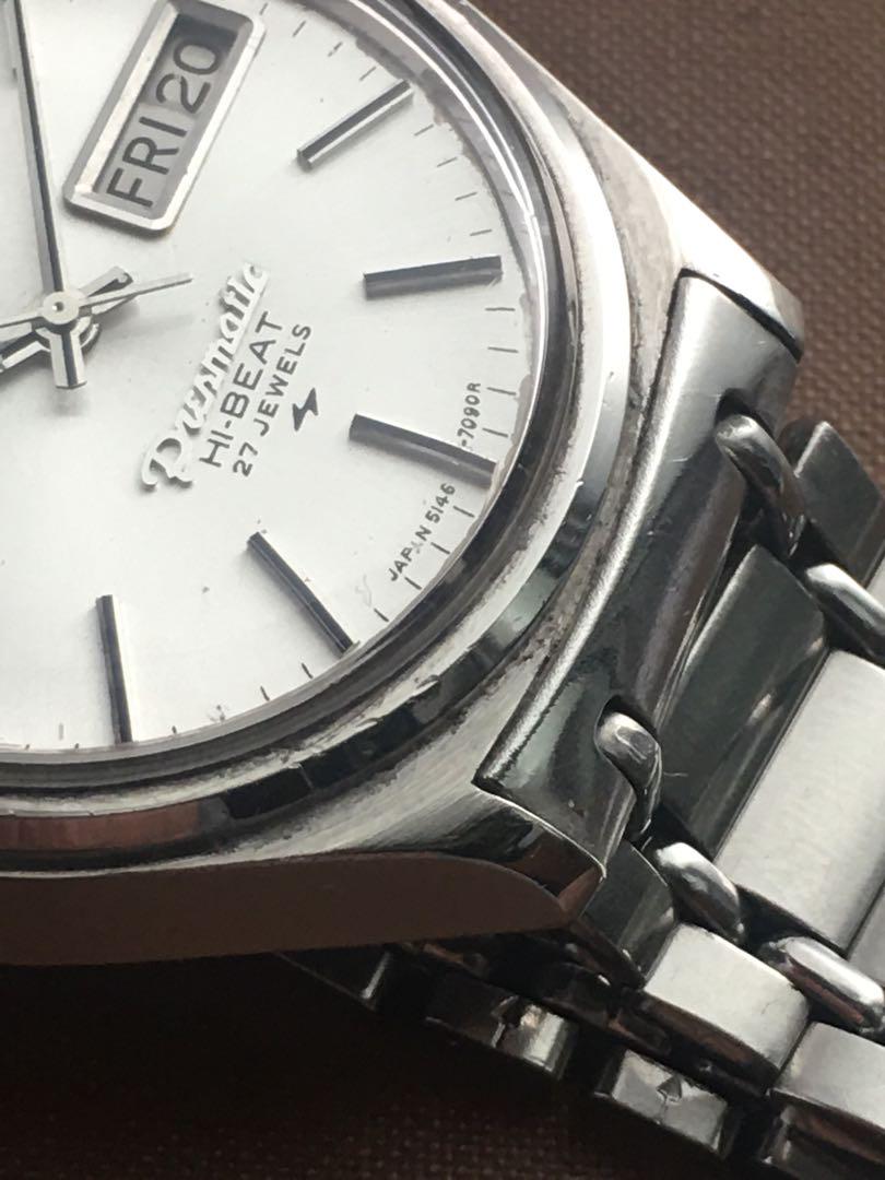 希少 SEIKO プレスマチック 自動巻 美品稼働品