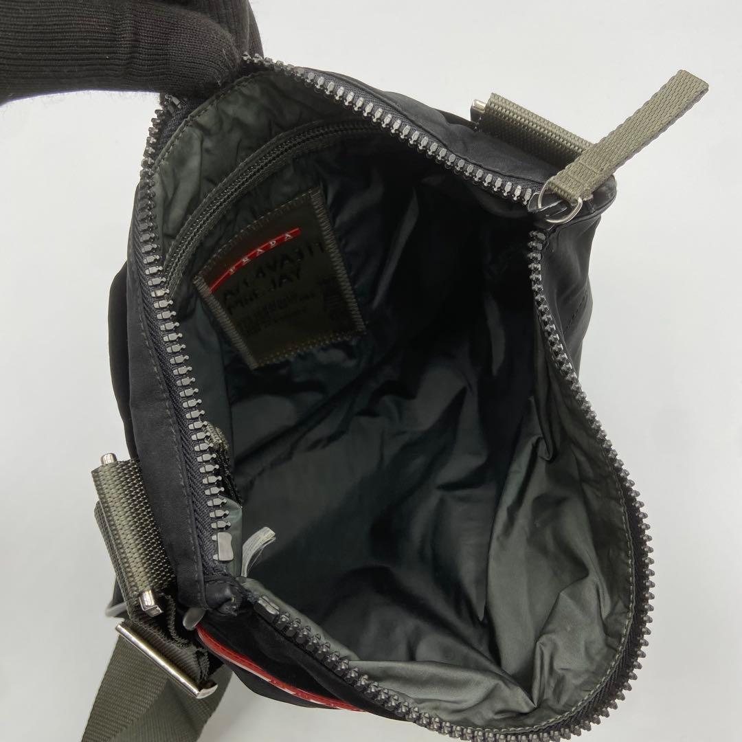 prada sport プラダ サコッシュ ショルダーバッグ ナイロン ブラック prada sport プラダ サコッシュ ショルダーバッグ ナイロン ブラック