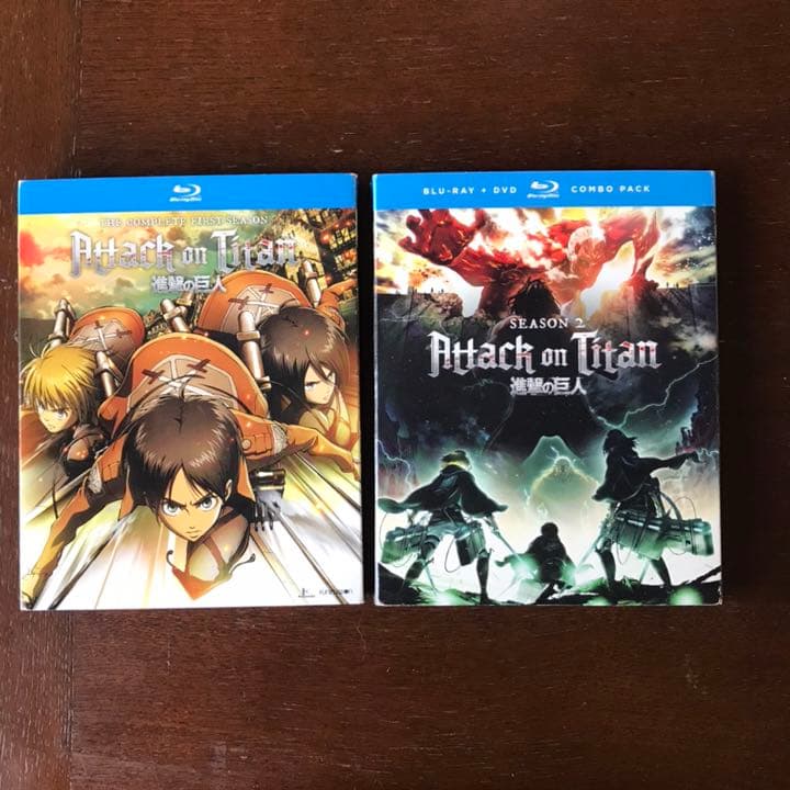 開店記念セール 進撃の巨人 Season1 Season2 北米版ブルーレイ アニメ Medcohere Com