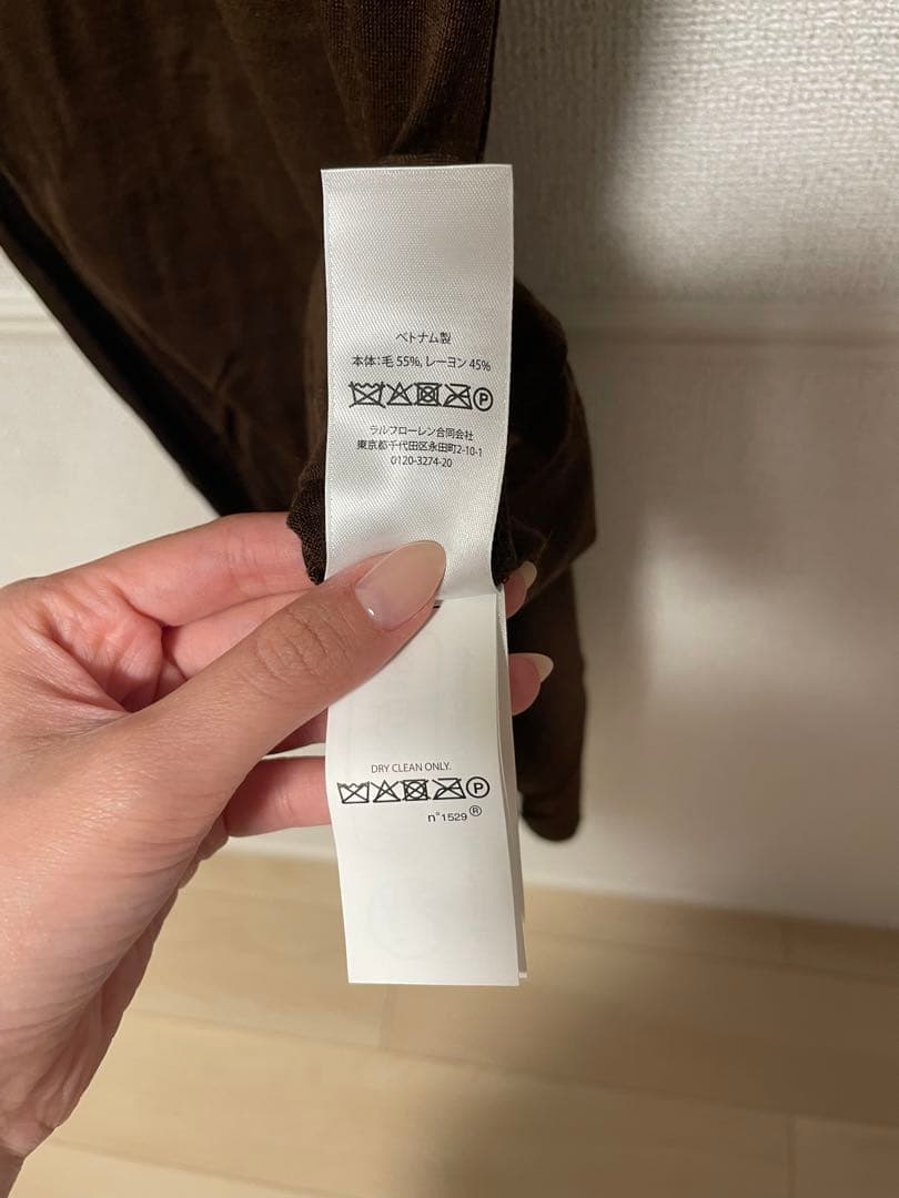 ニットワンピースXS(SS)・POLO RALPH