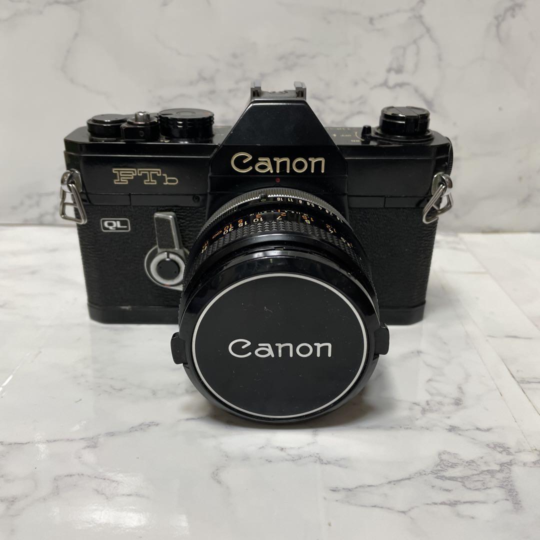 Canon FTb QL 一眼レフカメラ 50mm f/1.8 レンズ付き