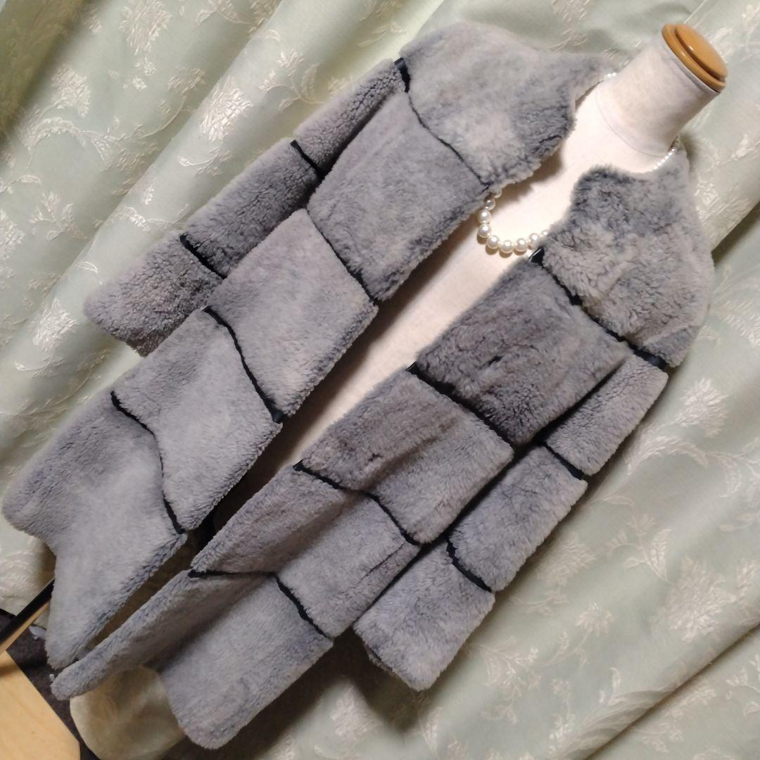 美品✩本物✩ムートン✩ファーコート✩柔らか✩軽いですよ 19,832円