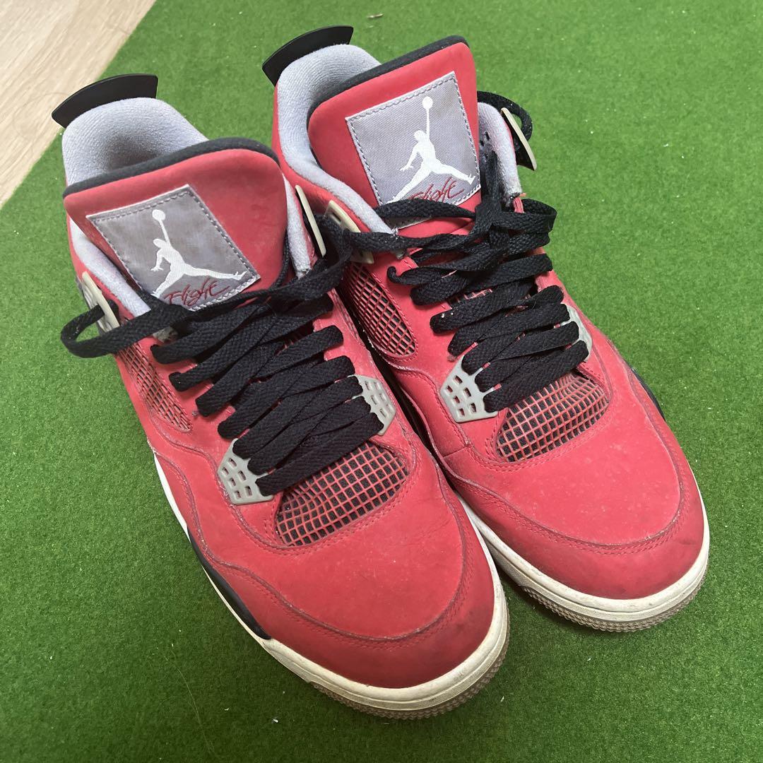 Air Jordan 4 赤 スエード バスケットボールシューズ