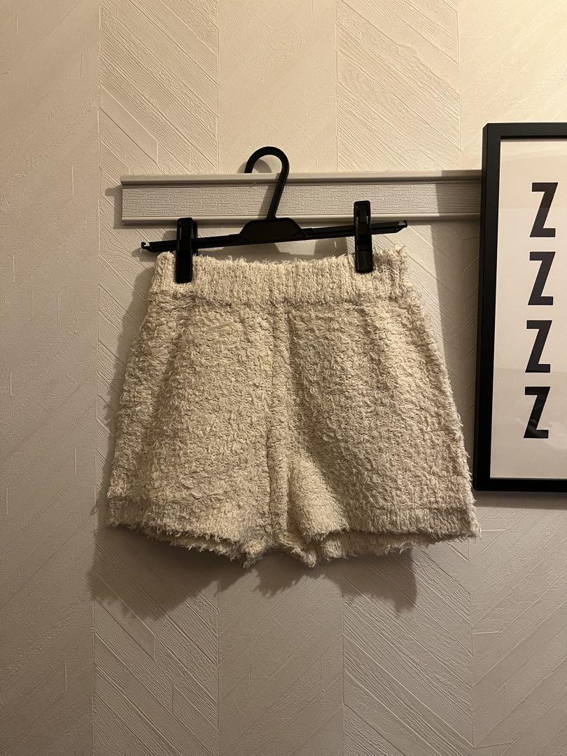 【新品】THE TOE シャギーニットショートパンツ　beige 人気 商品 通販ファッション - THE TOE ショートパンツ