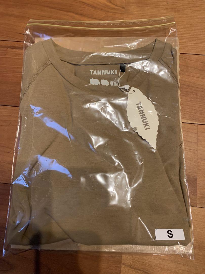 TANNUKI Sato ロングスリーブ クルーネック ブラウン Sサイズ