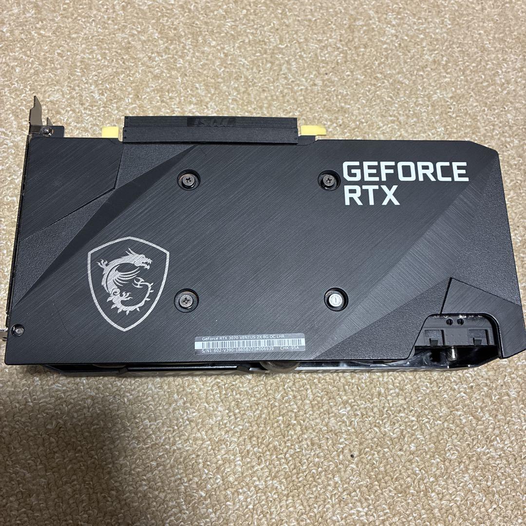 MSI GeForce RTX グラフィックボード RTX3070 本体のみ