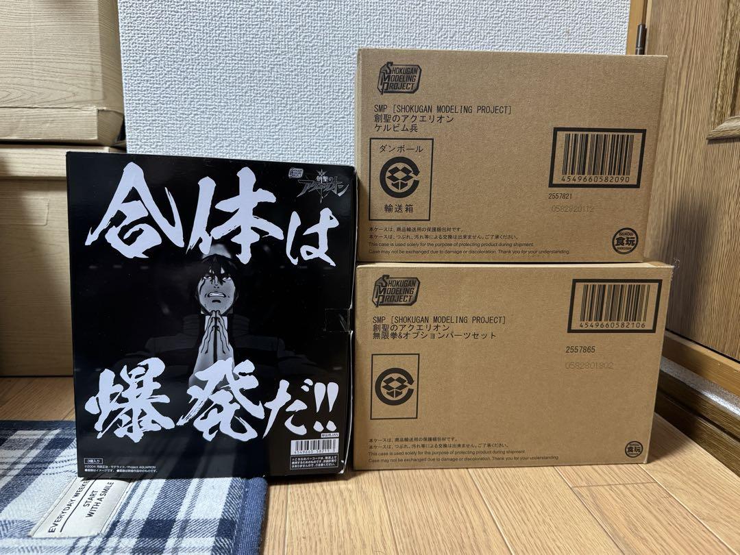 SMP 創聖のアクエリオン 、ケルビム兵、無限拳&オプションパーツセット