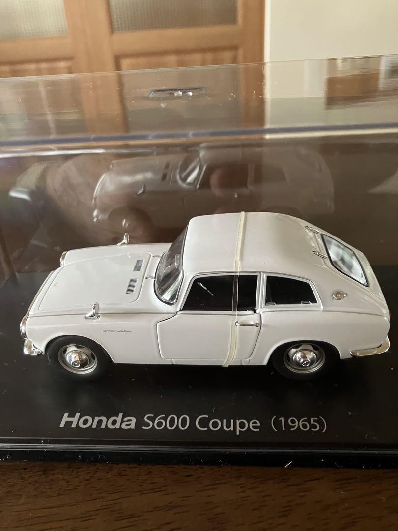 アシェット 国産名車コレクション 1/24ホンダS600クーペ 白1965 旧車