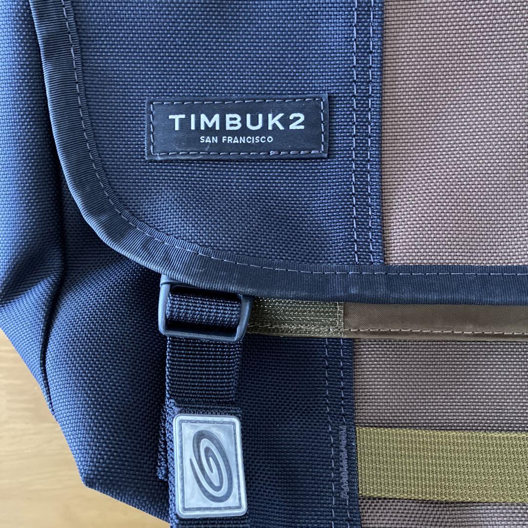 TIMBUK2 メッセンジャーバッグ ネイビー/ブラウン/グレー　サイズXS