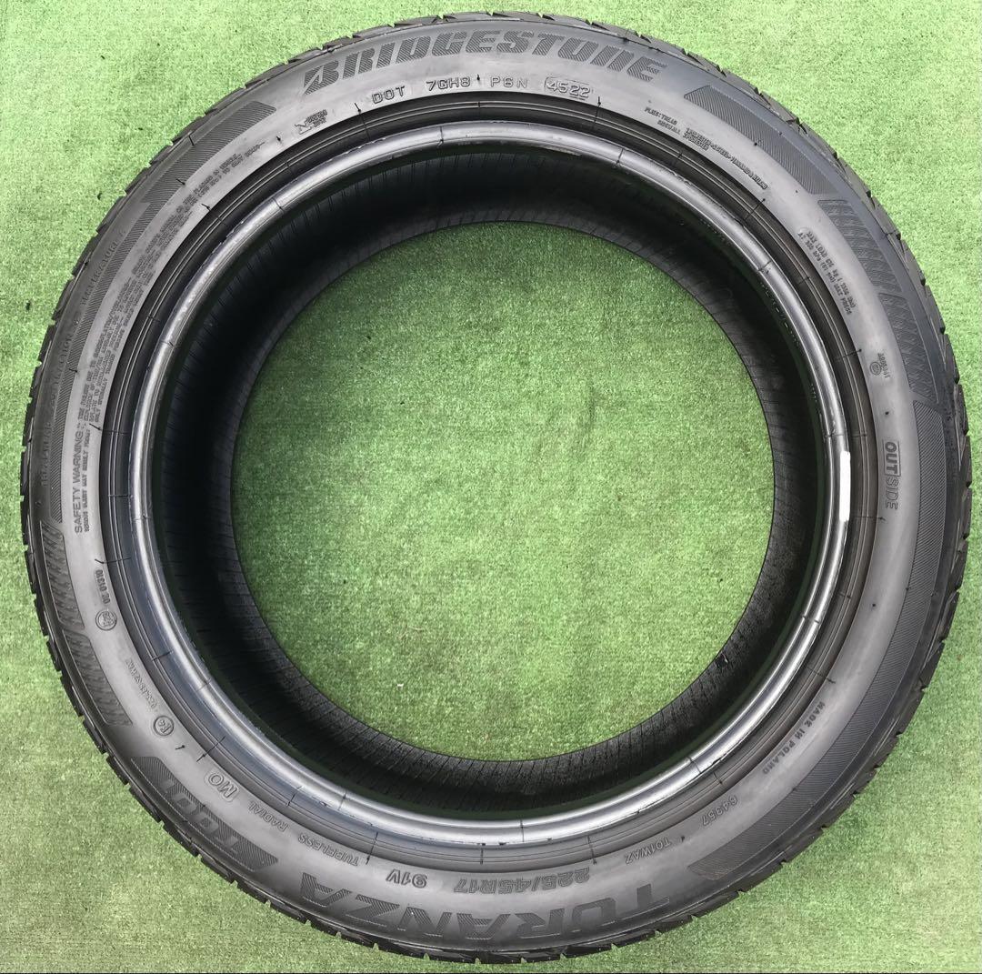225/45 R17、BRIDGESTONE TURANZA、2022年